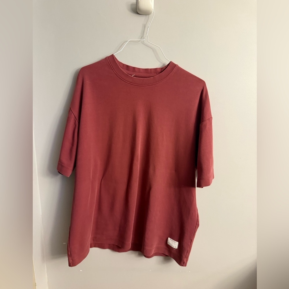 Maurices Rust Oversized Short Sleeve Tee XL Cotton Stretch